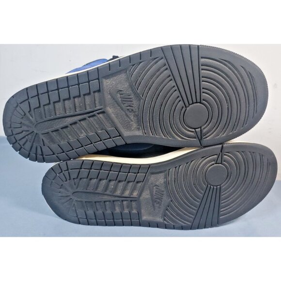 Nike 554724-077 Jordan 1 Mid Hyper Royal - Men's Size 9.5 - Picture 9 of 16